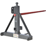 3 Pt Bale Spear w Hitch Ball Receiver